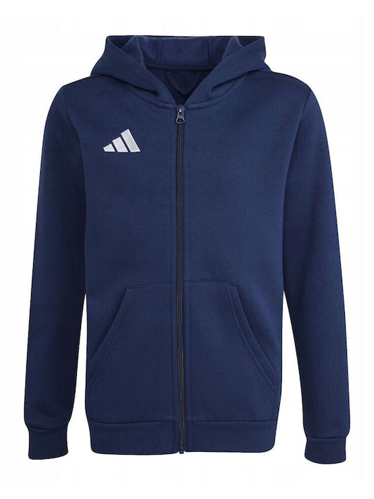 adidas Kids Sweatshirt Cardigan with Hood and P...