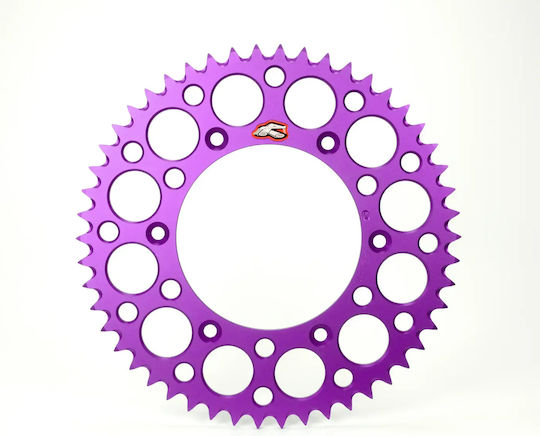 Renthal Rear Aluminum Sprocket 520 Purple 49 Teeth 224u-520-49gppe