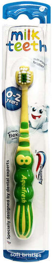 Aquafresh Milk Teeth Periuță de Dinți pentru Bebeluși 0m+