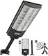 Vevor Solar Street Light 8W 450lm with Motion Sensor Photocell and Remote Control IP65