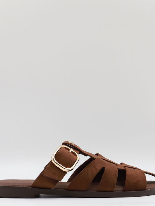 Sweetshoes Γυναικεία Σανδάλια Καφέ