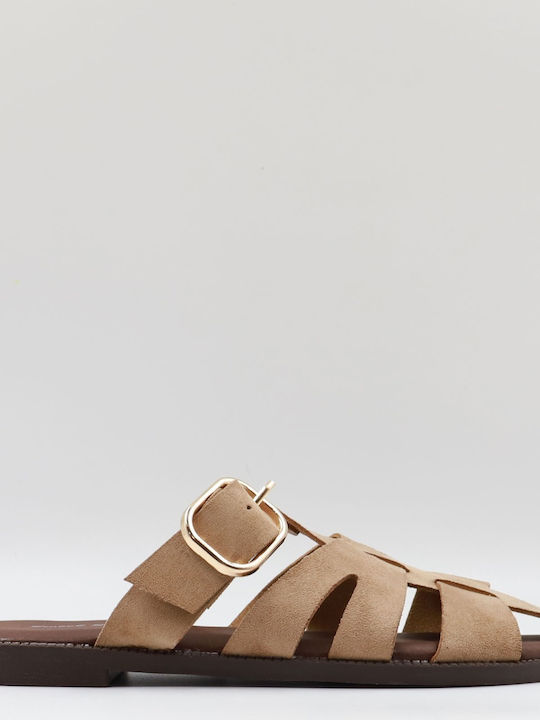 Sweetshoes Flache Sandalen Für Damen Beigen