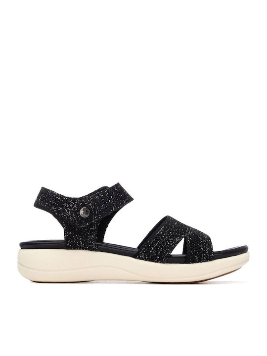 Xti Damen Flache Sandalen Schwarz