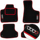 Me Premium Set Front and Back Car Mats 4 Pieces for Audi A3 2003-2013 Black