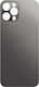 Compatible Battery Cover iPhone 12 Pro Without Camera Glass Black With Logo