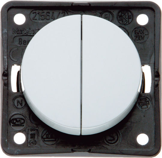 Comutator Rocker Es 230s 16 A 250 V Alb