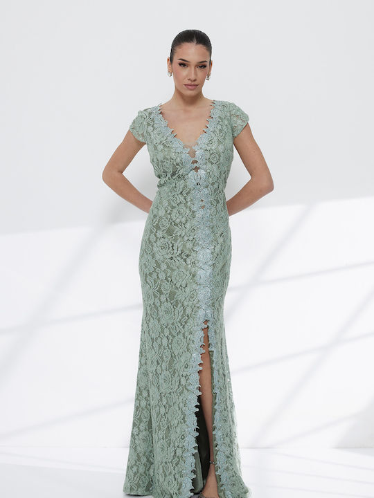 RichgirlBoudoir Maxi Dress for Wedding / Christening with Lace Green 100261_020 | Skroutz.mt RichgirlBoudoir Maxi Dress for Wedding / Christening with Lace Green 100261_020 | Skroutz.mt
