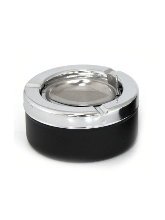 Raki Outdoor Winddichter Aschenbecher 9 X H4.5 Cm Edelstahl Kunststoff Schwarz Raki Outdoor Winddichter Aschenbecher 9 X H4.5 Cm Edelstahl Kunststoff Schwarz