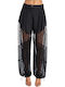 Pantalone Women's Crepe Trousers Black