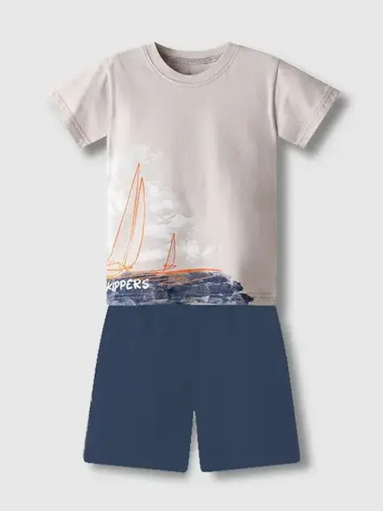 Nek Kids Wear Kinderbekleidungssets Beiges 2 Stück