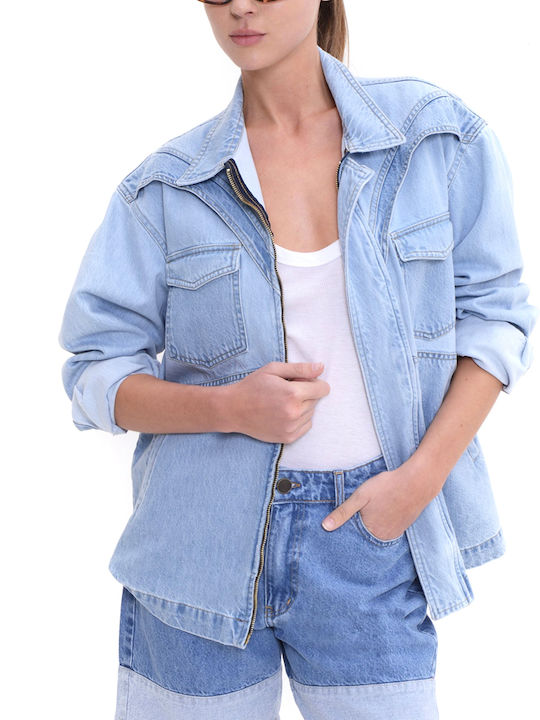 Sac & Co Jachetă Dama Jean Albastră Sac & Co Jachetă Dama Jean Albastră