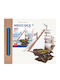 Easter Candle Toy Diy Build My World 3d Puzzle Mistcque France Pirate Ship 125 Pcs