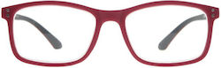 Frog Optical Lesebrillen +4.00 in Burgundisches Farbe