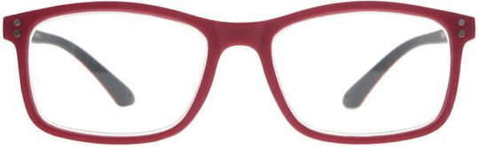 Frog Optical Reading Glasses +4.00 Burgundy Color