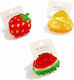 Claw Clips Fruit Watermelon Pineapple Strawberry 12 Pieces Fruit Hair Claw Clips 12pcs A51002