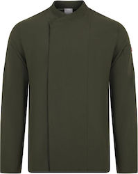 Velilla Velilla Kochjacken 100% Mikrofaser Khaki