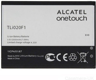 Alcatel Alcatel Handy-Akkus Ersatzbatterie 1900mAh für One Touch 7040/One Touch 7041/6036