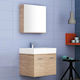Orabella Amabile Bathroom Vanity Unit With Sink With Light Melamine Wood Colour 101orb