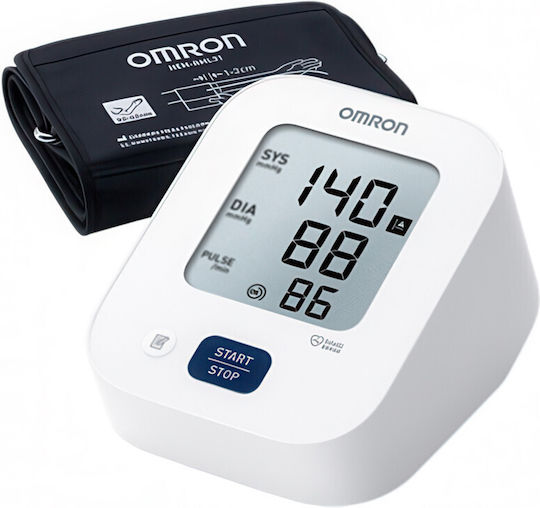 Digital Arm Blood Pressure Monitor White Omron M2+ Hem-7188-le