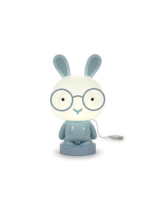 LED Kinder Dekorative Lampen Berührung Brille Blau 19,3x16,4cm