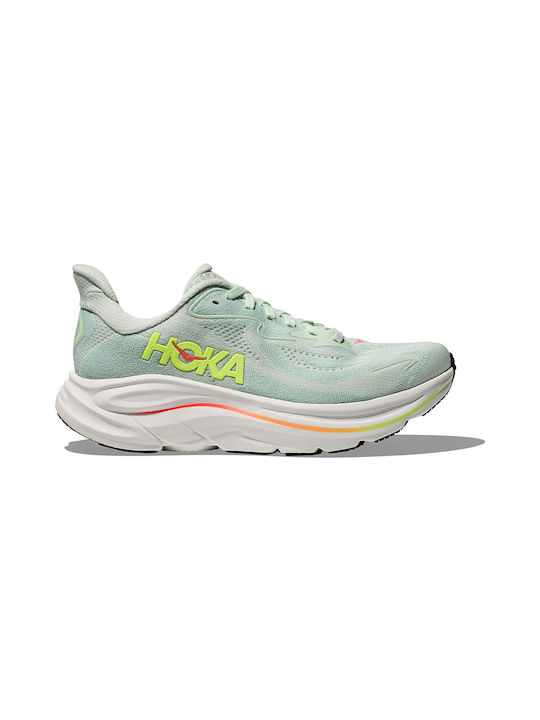 HOKA Clifton 10 Wide Women's Running Green