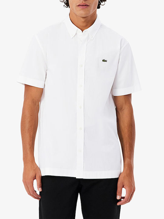 Lacoste Κοντομάνικο Βαμβακερό Πουκάμισο σε Κανο...