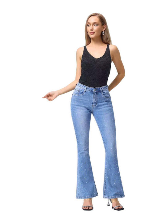 Γυναικείο Jean Παντελόνι Καμπάνα σε Bootcut Εφαρμογή