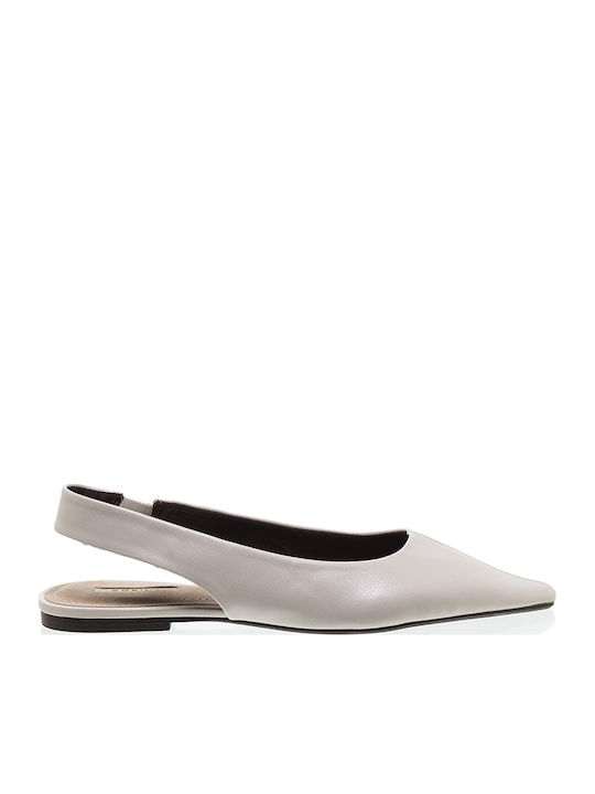 Corina Γυναικείες Μπαλαρίνες Slingback σε Μπεζ ...