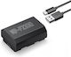 Powerextra Np-fz100 2500mah Battery Type-c Fast Charging Compatible Sony