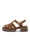 Damen Sandalen Braun