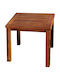 Masă Pentru Spații Exterioare Mici Din Teak 45x45x45cm
