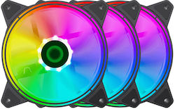 GameMax RQ300 Case Fan 25mm 3τμχ
