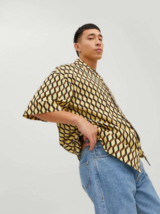 Jack & Jones Kurzärmeliges Herrenhemd in Breite...