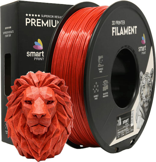 Pla Marble Filament 3d Printer Smart Print 1 Kg 1.75 Mm Marble Red
