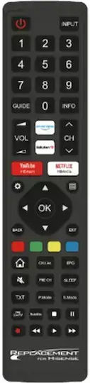 Telecomandă Universală Compatibilă Hisense TV Jolly Line JL1720/comp20240108