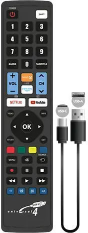 Универсално Програмируемо Дистанционно 4 в 1 Включително Usb-c Кабел За Програмиране Jollyline 696