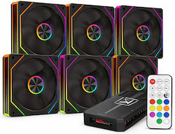 ProGaming PGRLJ8 Case Fan 120mm 6τμχ ProGaming PGRLJ8 Case Fan 120mm 6τμχ
