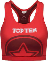 Top Ten Damenturnsport-BH Rote