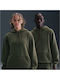 Women's Hooded Sweatshirt Cargo Khaki