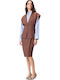 Brown Women's Vest
