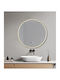 Bathroom Mirror Led Touch Mirrorlux Callisto S-4678g Round Frame Diameter 800mm Gold