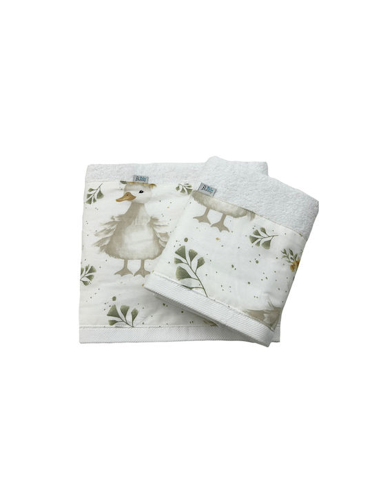 Bunny Bebe Babyhandtücher Set 2 Stück Duck Türk...