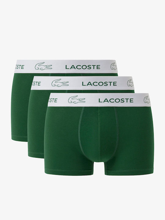 Lacoste Herren Boxershorts Grün 3er Pack