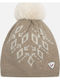 Beanie Women's Knitted Beanie in Black Color