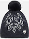 Damen Strick Beanie in Marineblau