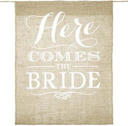 Wedding Sign Here Comes Bride
