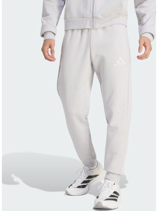 Herren-Sweatpants Fußball Jogginghose mit Gummizug Grau