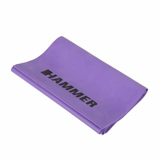 Hammer Bandă Elastică de Gimnastică Medie Violetă 1.22m