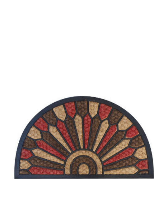 Raki Pat Covoare De Intrare Semicircular Din Cauciuc 75x45cm