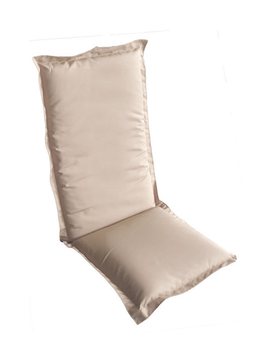 Raki Pernă Pentru Scaune De Grădină Cu Spătar Bej 50x115cm